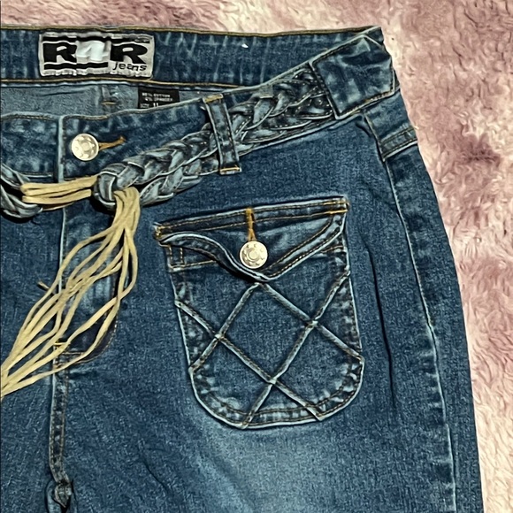 Y2K Rave R4R Low Rise Jeans - Picture 7 of 16